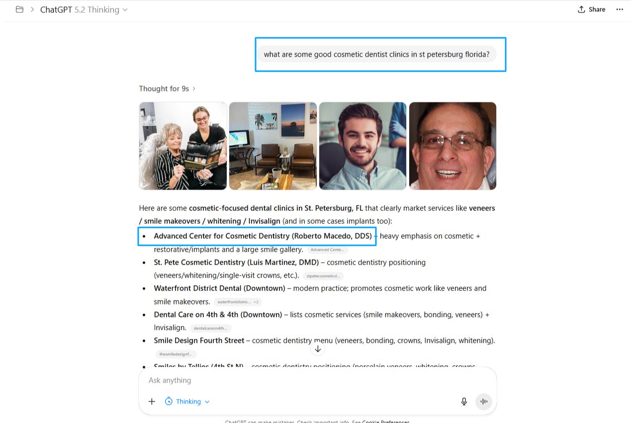 ACCD ranking #1 in ChatGPT